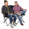 Chaise pliante double place