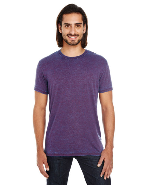 T-shirt unisexe à manches courtes à teinture en croisé de Threadfast T-shirt unisexe à manches courtes à teinture en croisé de Threadfast