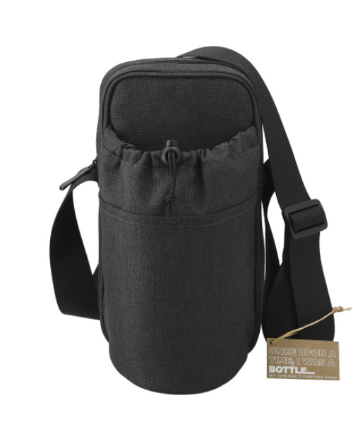 Refroidisseur de bouteille réglable Traver RPET avec pochette Refroidisseur de bouteille réglable Traver RPET avec pochette