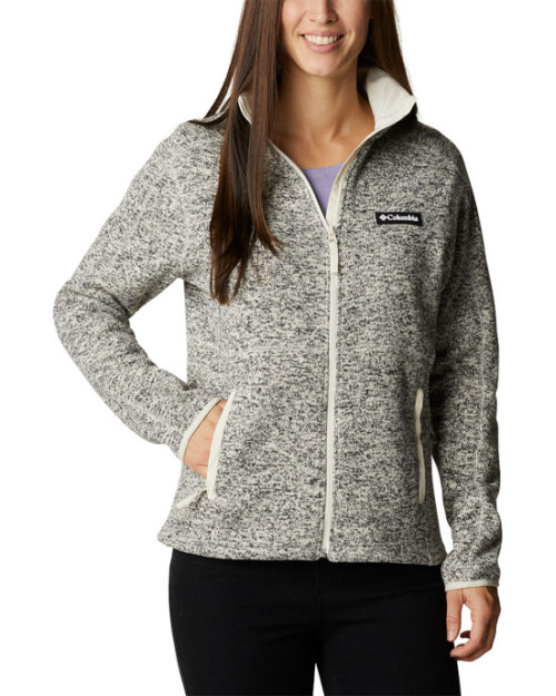 Pull météo pour femme entièrement zippé