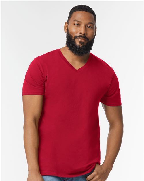 T-shirt pour adultes avec col en V