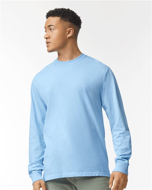 T-shirt manches longues épais teinté en pièce