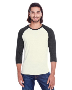 T-shirt unisexe à manches raglan 3/4 de Threadfast