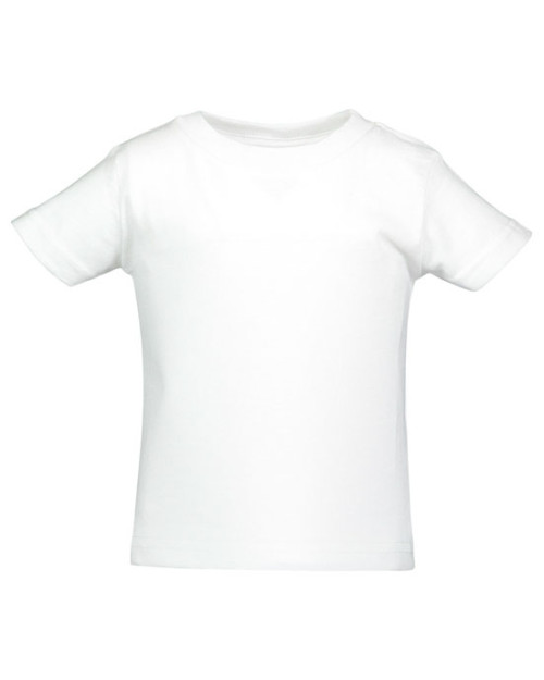 9,17 oz/vg T-shirt pour bébé en jersey de Rabbit Skins à manches courtes 9,17 oz/vg T-shirt pour bébé en jersey de Rabbit Skins à manches courtes