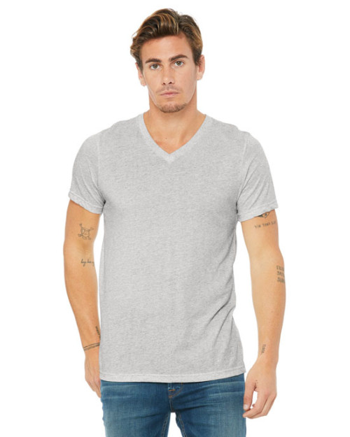 T-Shirt Triblend à manches courtes et à col en V T-Shirt Triblend à manches courtes et à col en V
