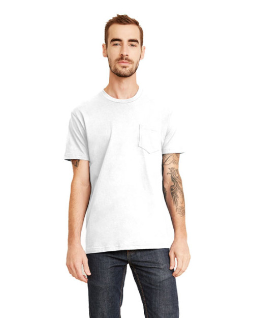 T-shirt unisexe à col rond avec poche de Next Level