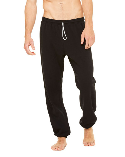 Pantalon en molleton éponge unisexe à chevilles élastiques Pantalon en molleton éponge unisexe à chevilles élastiques