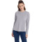 T-shirt décontracté à manches longues pour femme