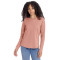T-shirt décontracté à manches longues pour femme