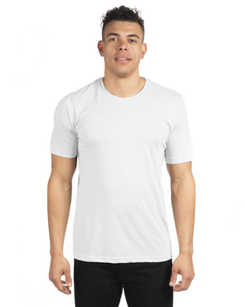 T-shirt pour homme en poly/coton à manches courtes et col rond T-shirt pour homme en poly/coton à manches courtes et col rond