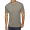 T-shirt suédé ajusté pour homme Premium à col rond