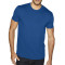 T-shirt suédé ajusté pour homme Premium à col rond