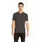 T-shirt suédé ajusté pour homme Premium à col rond