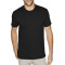 T-shirt suédé ajusté pour homme Premium à col rond