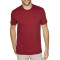 T-shirt suédé ajusté pour homme Premium à col rond