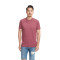 T-shirt suédé ajusté pour homme Premium à col rond