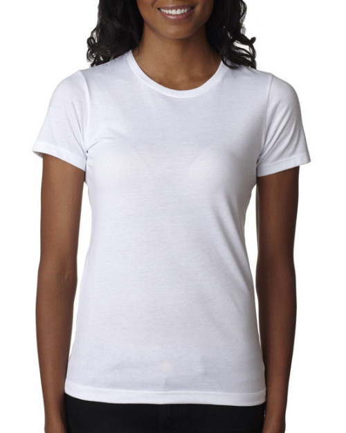 T-shirt pour femme CVC à col rond T-shirt pour femme CVC à col rond