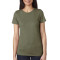 T-shirt pour femme en Tri-mélange à col rond