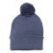 Tuque à pompon et revers 12