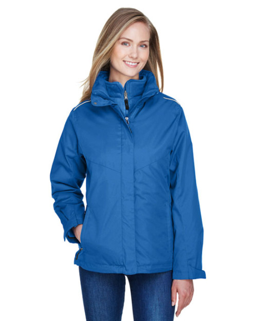 Manteau 3 en 1 pour femme Region de CORE365MC avec doublure en molleton Manteau 3 en 1 pour femme Region de CORE365MC avec doublure en molleton