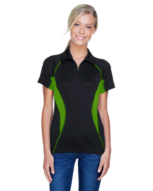 Polo performance pour femme UTK frais.logikMC Serac de North End SportMD Rouge à glissière Polo performance pour femme UTK frais.logikMC Serac de North End SportMD Rouge à glissière