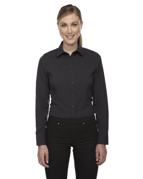 Chemise performance pour femme Central Ave de North end SportMD Bleu à motif mélangé