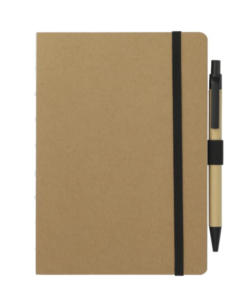 Ensemble carnet et stylo recyclé FSC 5" x 7" Ensemble carnet et stylo recyclé FSC 5" x 7"