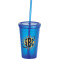 Gobelet à double paroi Iceberg 16 oz avec paille