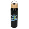 Bouteille Billy en aluminium ECO de 26 oz avec couvercle en bambou FSC