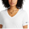 American Giant T-shirt classique en coton à col en V - Femme
