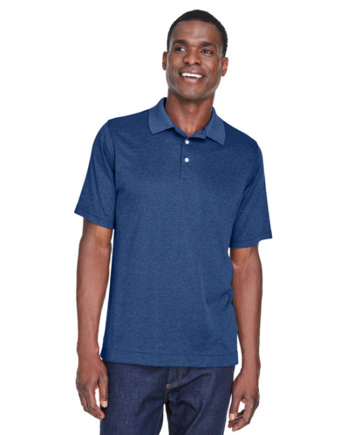 Polo pour homme en piqué chiné Jet Pima-TechMC de Devon & Jones Polo pour homme en piqué chiné Jet Pima-TechMC de Devon & Jones