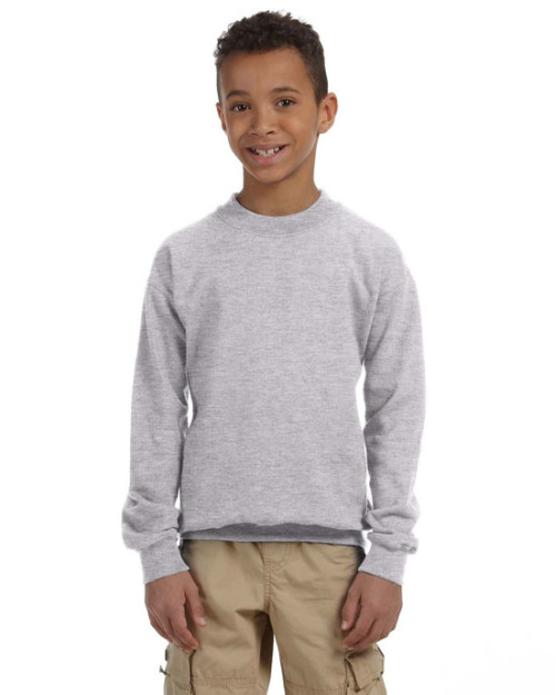 Chandail ras du cou en molleton pour adolescents Heavy BlendMD 13,3 oz, 50/50 Chandail ras du cou en molleton pour adolescents Heavy BlendMD 13,3 oz, 50/50