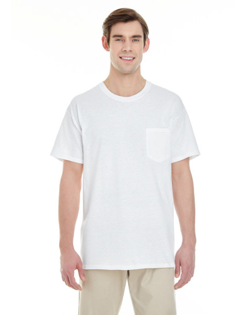 T-shirt unisexe à poche en coton épais
