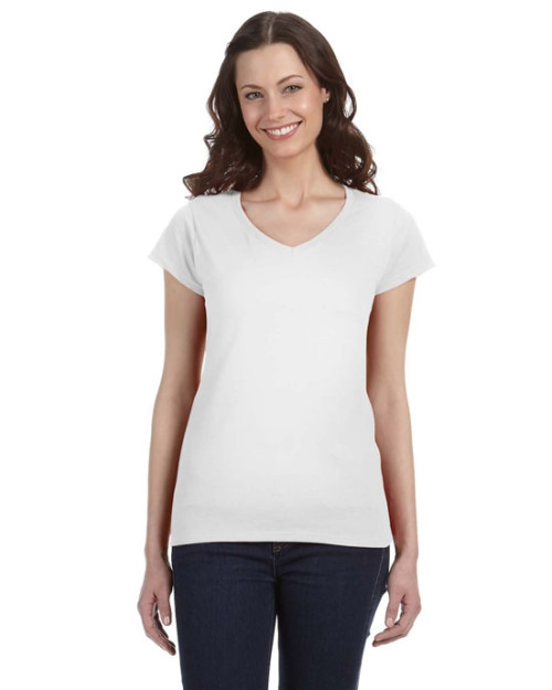 SoftstyleMC pour femmes 7,5 oz T-Shirt col en V à ajustement Junior SoftstyleMC pour femmes 7,5 oz T-Shirt col en V à ajustement Junior