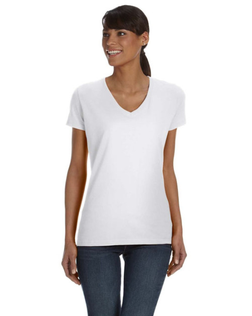 8,3 oz, T-Shirt col en V 100 % Coton Épais HDMC