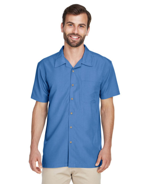 Chemise texturée décontractée pour homme Barbados de Harriton Chemise texturée décontractée pour homme Barbados de Harriton