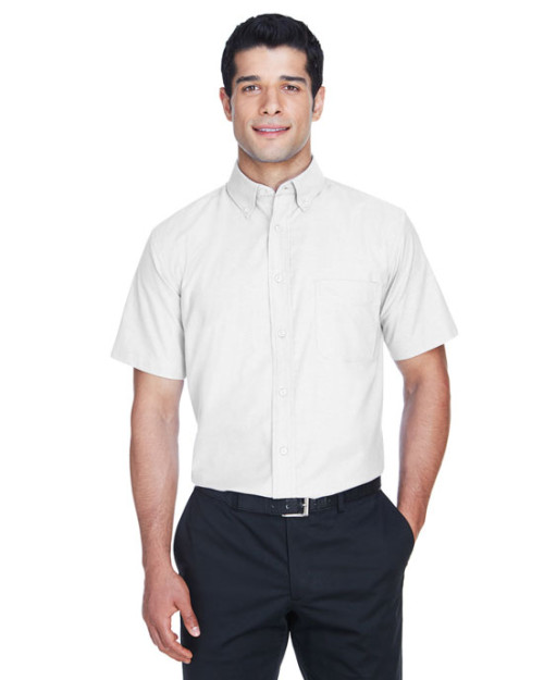 Chemise pour homme oxford à manches courtes facile à laver de Harriton Chemise pour homme oxford à manches courtes facile à laver de Harriton