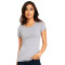 T-shirt pour femme Ideal à col rond et manches courtes