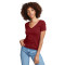 T-shirt pour femme Idéal à col en V