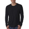 T-shirt ajusté pour homme Premium à col rond et manches longues