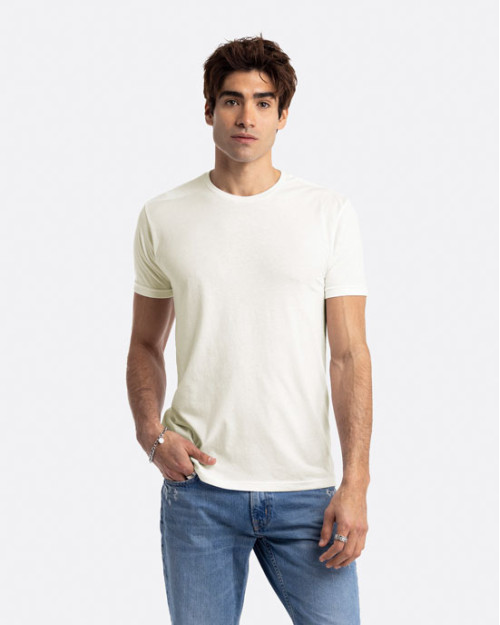 T-shirt ajusté pour homme Premium CVC à col rond T-shirt ajusté pour homme Premium CVC à col rond