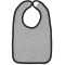 Bavoir pour bébé avec garniture contrastante