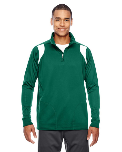 Haut pour homme Elite Performance de Team 365MC avec glissière mi-hauteur Haut pour homme Elite Performance de Team 365MC avec glissière mi-hauteur