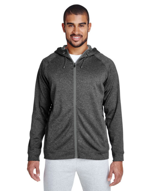 Manteau performance pour homme en molleton Excel de Team 365MC à motif mélangé